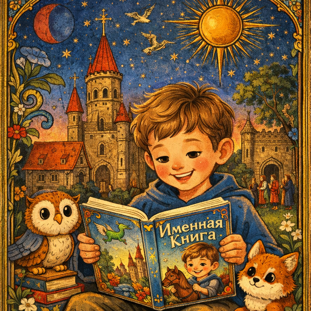 Именная книга для ребёнка на заказ